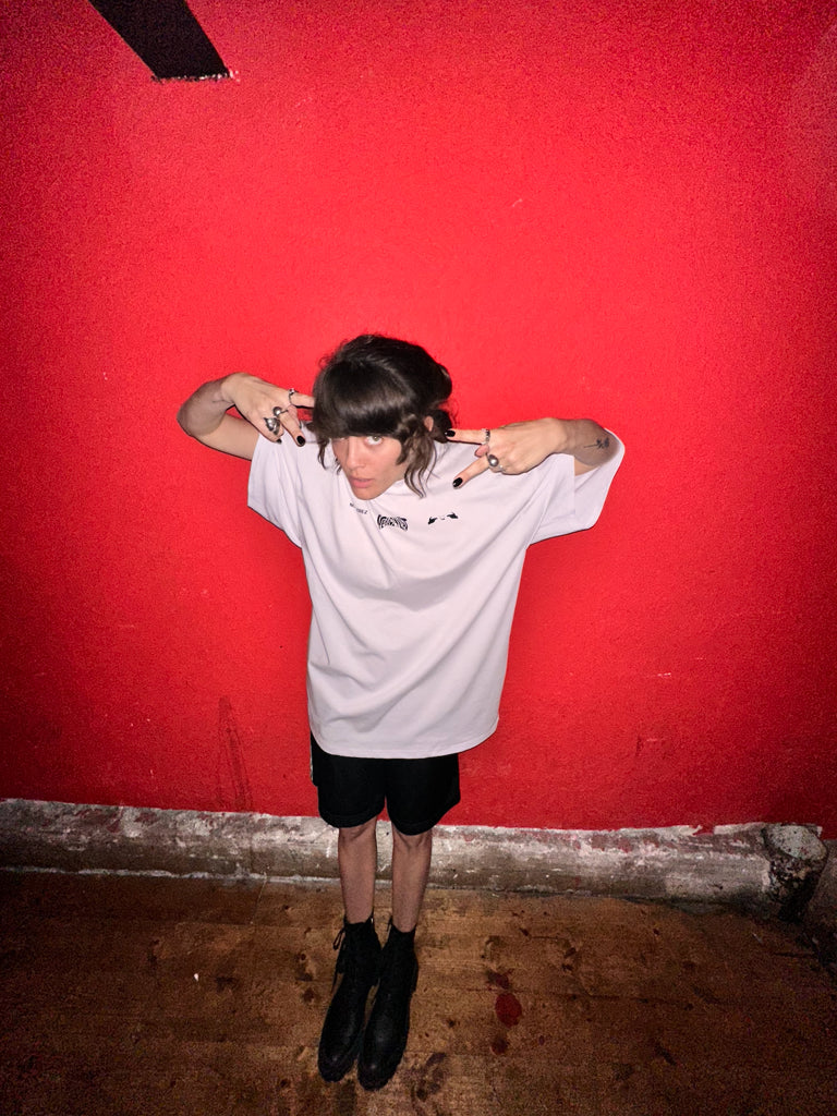 Vandalist Logo White Short Sleeve T-Shirt