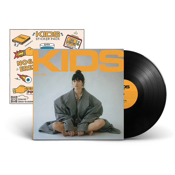 KIDS LP – Recycled Black Vinyl – Noga Erez